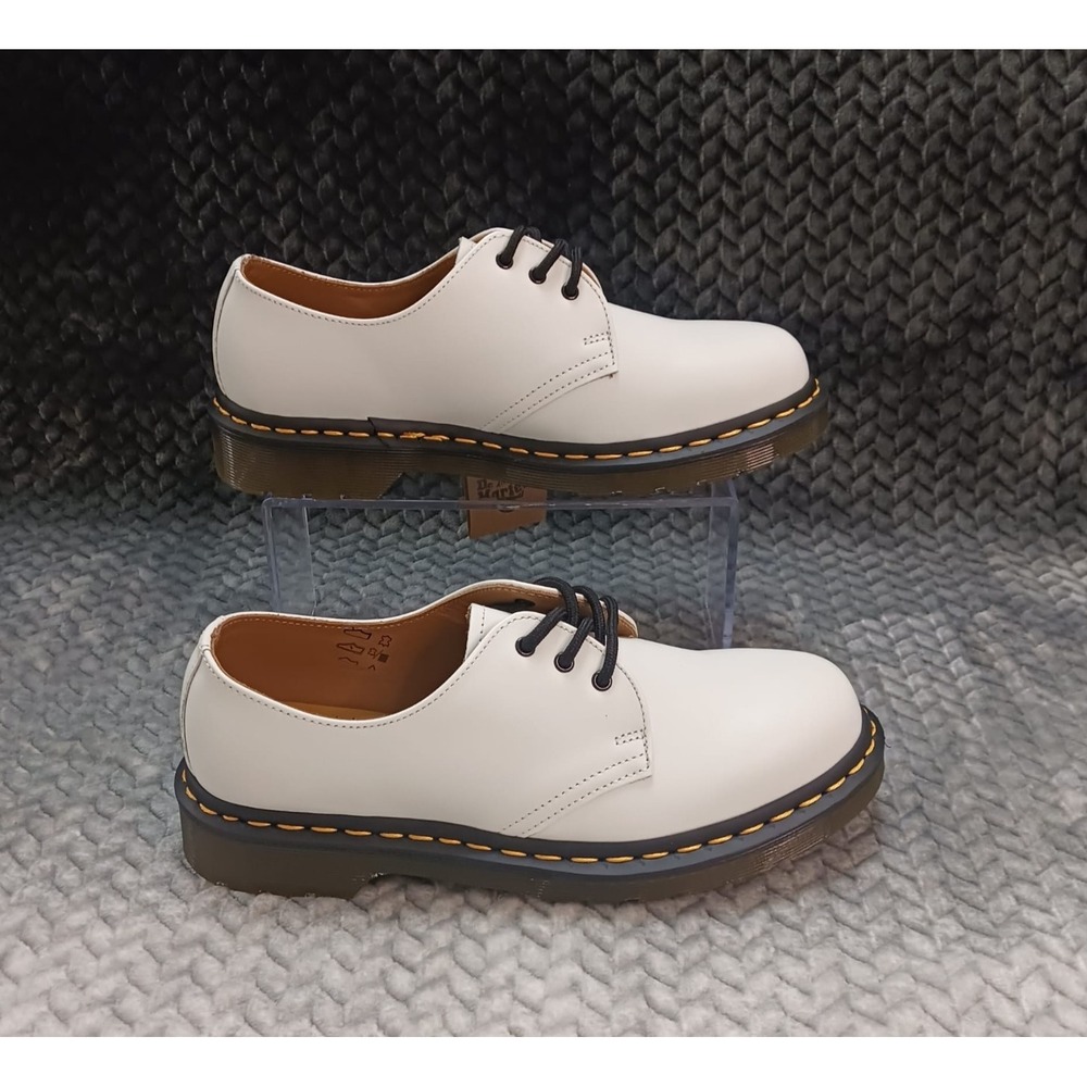 Dr Martens 1461 White Patent Leather Oxford Women's Shoes Size 8